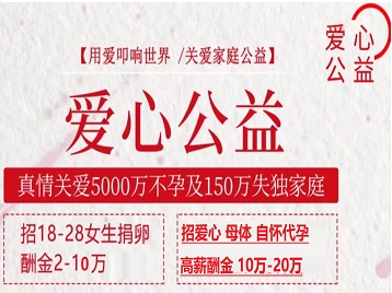 沈阳捐卵助孕生子 爱心志愿者招募